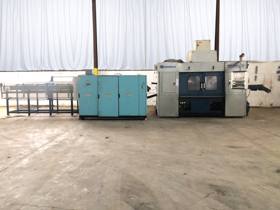 AM21002-Sinico Sin-O-Matic TOP2000 Twin Spindle CNC Cutting Machine